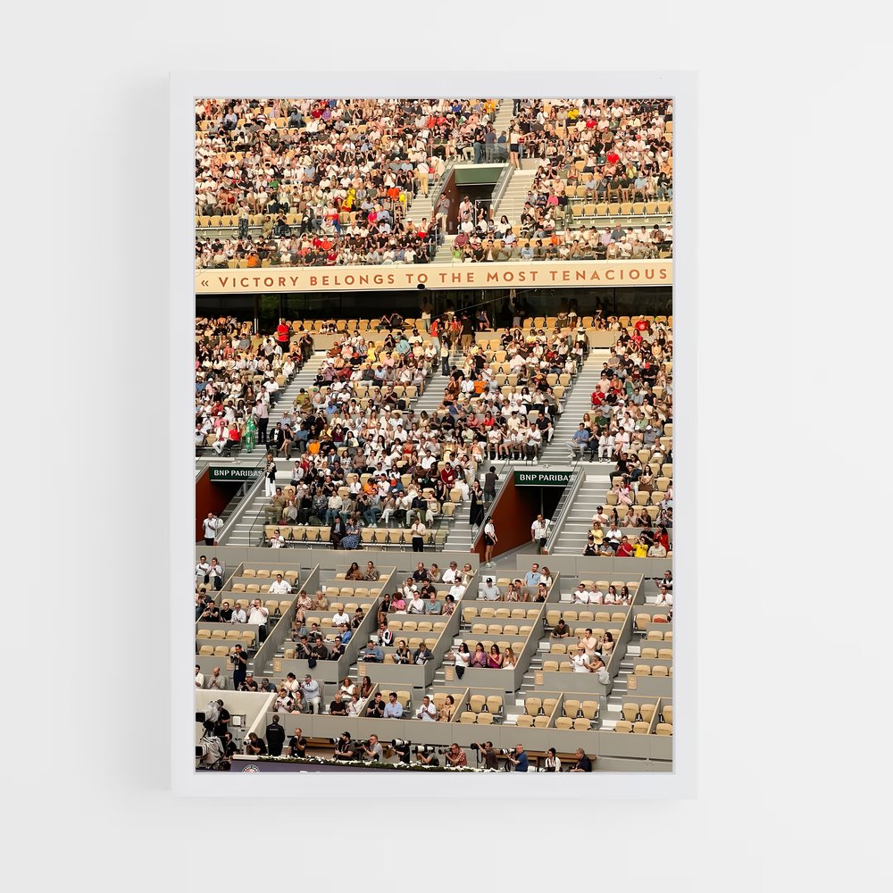 Poster Terre Battue – affiche Tennis (vue 3)